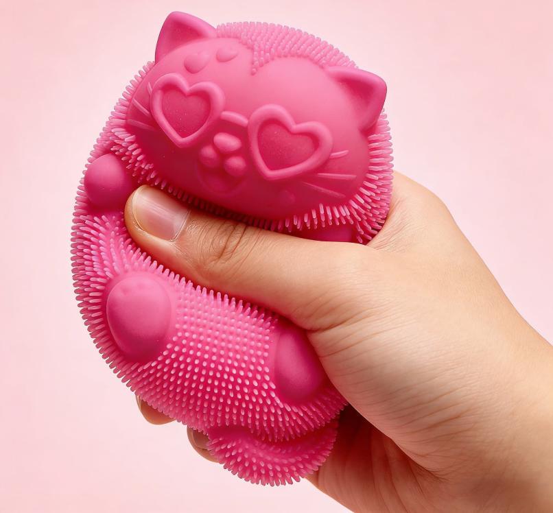 NeeDoh Cute Squeeze Cat-Shaped Stress Relief Toy